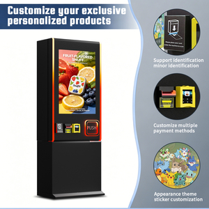 Distributeur automatique mural compact à écran tactile de <span class=keywords><strong>32</strong></span> pouces pour Snus Zyn avec lecteur de carte et scanner d'identification - Product Image 3