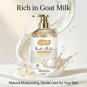 <span class=keywords><strong>Gel</strong></span> <span class=keywords><strong>Douche</strong></span> au <span class=keywords><strong>Lait</strong></span> <span class=keywords><strong>de</strong></span> <span class=keywords><strong>Chèvre</strong></span> 500ml, Enrichi en Collagène, Vitamine E et Huile <span class=keywords><strong>de</strong></span> Coco, Nettoyage Doux, Hydratation et Nourriture 24H - Product Image 1