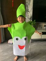 Disfraz de Frutas y Verduras para el Día del Niño, 1 de junio: Fresa, Piña y Pimiento, Disfraz para Padres e Hijos