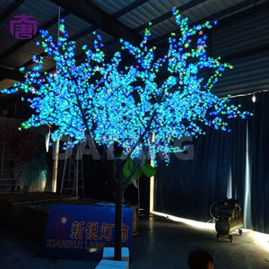 Glowing LED Cherry Blossom <b>Tree</b> <b>Light</b> Iron Trunk Holiday Landscape for Garden Park Plaza Mall Street Event Display for Sale - Product Image 4