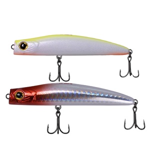 เหยื่อปลอมสแตนเลส 75 มม. 135 กรัม 85 มม. 19 กรัม แบบจมน้ำ <span class=keywords><strong>กระตุก</strong></span>ได้ <span class=keywords><strong>หัว</strong></span>แบน รูปทรงดินสอ สำหรับตกปลาชะโด - Product Image 1