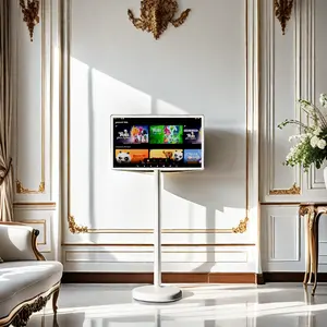 Pantalla de sala de estar interior Stanbyme pantalla táctil capacitiva Android 11,0 soporte portátil móvil por mí Tv