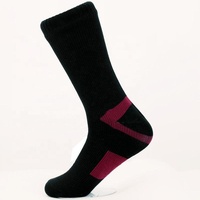 Chaussettes de randonnée en nylon imperméables et respirantes pour hommes, avec logo personnalisé, pour l'hiver, les sports de plein air, le ski et la pêche, grandes tailles, 3 couches
