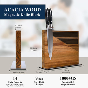 Bloc à <span class=keywords><strong>couteaux</strong></span> magnétique en acacia personnalisé, support à <span class=keywords><strong>couteaux</strong></span> magnétique en bois puissant double face pour un <span class=keywords><strong>rangement</strong></span> facile des <span class=keywords><strong>couteaux</strong></span> de <span class=keywords><strong>cuisine</strong></span> - Product Image 3