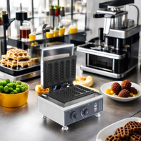 2024 nouveau 6 équipement de collation de gaufrier de chien de maïs électrique commercial personnalisé enduit antiadhésif