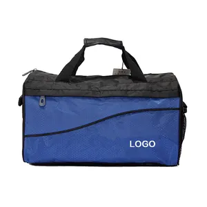 Custom Printing Logo Nylon Large Duffel Bag Unisex Type Equipment Practical Fitness Sports Gym Bags For Men