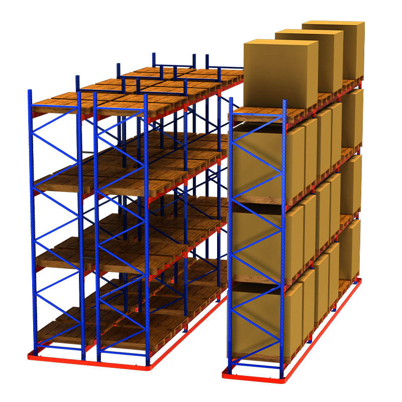 Heavy-duty Adjustable Mobile Narrow Aisle High-bay Rack with Thickened ...