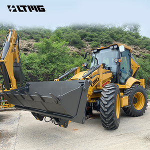 चार पहिया स्टीयरिंग 2.5 टन 2500 किलोग्राम 4wd बैकहोए लोडर 388 एच बैक होई लोडर - Product Image 4