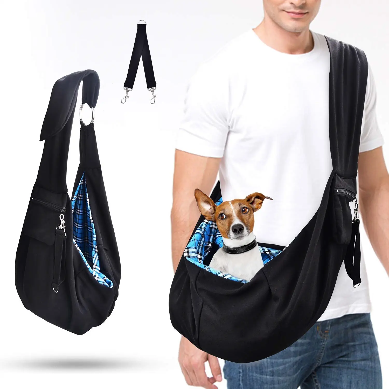 Bolsa estilingue para transporte de animais, bolsa transportadora para animais, cachorros e gatos