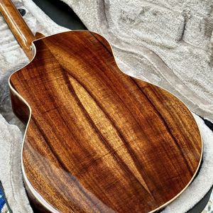 Violão Acústico de Alta Qualidade de <span class=keywords><strong>40</strong></span> Polegadas, Todo em Madeira de Koa, Estilo Cutaway, Mogno/Ácer/Rosewood Sapele Fosco - Product Image 2