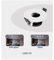 GU10 downlight frame plafond down light ajuster wall washer spots encastrés led downlight frame