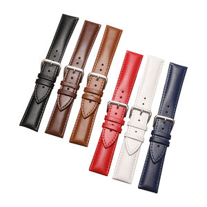 สายนาฬิกาหนังวัวแท้18มม. 19มม. 20มม. 22มม. 22มม. สายนาฬิกาวินเทจแบบเรียบ - Product Image 1