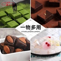 Moules en silicone jetables écologiques de forme personnalisée LST Mini pour bonbons gélifiés et outils pour gâteaux au chocolat