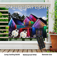 Guirlande lumineuse LED de Noël IPX pour décoration de gouttière, éclairage extérieur permanent IP68, pierre précieuse, garantie 5 ans, SMD5050