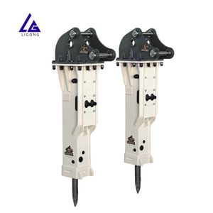 Palu hidrolik Backhoe <span class=keywords><strong>Loader</strong></span> menampilkan pengganti pahat cepat dan teknologi pengurangan kebisingan - Product Image 1