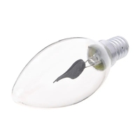 HoneyFly – ampoule C35 Edison Orange E27 E14, lumière 220V 3W, effet de scintillement Vintage, lampe à pointe de bougie