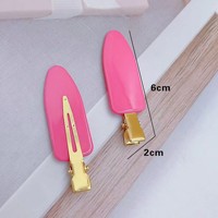 Barrettes à cheveux sans pli, barrettes à cheveux pour boucles, barrettes à cheveux sans pli pour l'application de maquillage, logo et emballage personnalisés