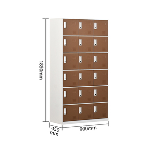 Armoire casier en acier à prix de gros du fabricant, casiers métalliques pour écoles, armoires de rangement à 9, 12, 15, 18 portes, casiers de gym à vendre - Product Image 3