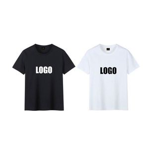 Custom Logo Plus Size Compressed Workwear T-<b>Shirt</b> Staff Uniform Team Building Corporate Office Event 100% Cotton Short Sleeve - Product Image 1