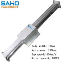 Actuador Lineal Vertical ZTM100 con Engranaje de Motor de Correa, de Aluminio, Antipolvo, Carga de 120 kg, Velocidad de 1 m/s, Eje de Elevación de Alta Resistencia para