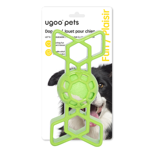 Yeni tasarım diş temizleme köpek oyuncaklar için TPR oyuncaklar köpek + tenis topu Pet çiğnemek oyuncaklar - Product Image 5
