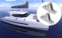 Edelstahl 90-Grad-Konkav-Deckscharnier für Yacht-Marine-Hardware-Installation