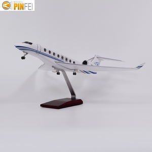 Jet Privé Gulfstream G650 Maquette d'Avion Prototype <span class=keywords><strong>à</strong></span> l'Échelle 1/75 avec Support et Train d'Atterrissage Aile <span class=keywords><strong>Fixe</strong></span> - Product Image 2