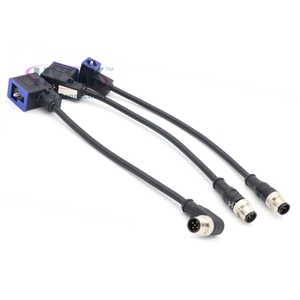 ชุดวาล์วสำหรับวาล์วไฮดรอลิก M12แบบวงกลม DIN43650สายต่อขยาย A/B/C 4 5 8ตำแหน่งตัวเชื่อมต่อชุดสายไฟสำหรับวาล์วไฮดรอลิก - Product Image 1