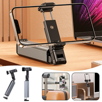2025 personnalisé Portable paresseux bureau voyage montage Selfie bâton pliable 360 degrés Rotation escamotable avion support pour téléphone portable