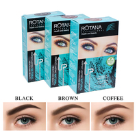Crème de tatouage pour sourcils au henné, marque privée, longue durée, à domicile, teinture pour cils, sourcils, kit de teinture