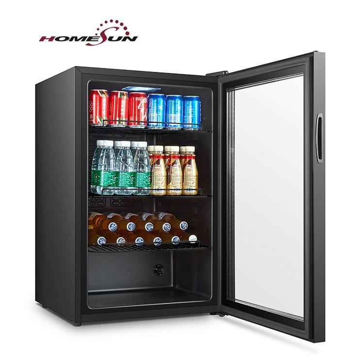 MEISDA ディスプレイクーラー ミニ飲料ディスプレイ冷蔵庫ガラスドア 業務用 透明なミニ卓上ガラスドア飲料とビールディスプレイクーラー冷蔵庫