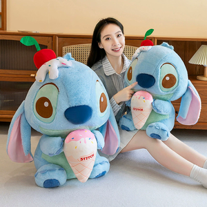 HY Nuevo Peluche de Stitch de Helado - Almohada de Peluche Súper Linda de <span class=keywords><strong>Lilo</strong></span> & Stitch, <span class=keywords><strong>Muñeco</strong></span> para Máquina de Garras - Product Image 1