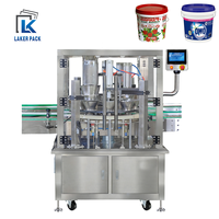 Machine de remplissage et de bouchage automatique rotative multi-stations pour bouteilles en plastique / bouteilles en verre