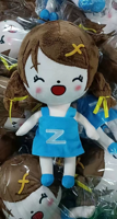 Uyeah OEM/ODM – Nouvelle collection de poupées personnalisées de haute qualité, mignonnes, en coton, en forme de personnage de dessin animé, pour filles, jouet en peluche sur mesure