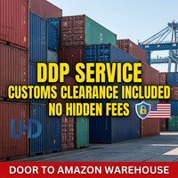Agent d'expédition DDP fiable, offrant une livraison de conteneurs porte-à-porte de base de Chine vers le monde entier, agent logistique Amazon FBA