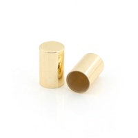 Tapones de Bomba de Perfume de Aluminio y Plástico Dorado Brillante, Cierre de Presión, Tapas Personalizadas para Botellas