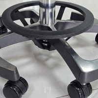 Tabouret ergonomique mobile réglable en hauteur avec fonction d'inclinaison, chaise de bureau pivotante pour position assise-debout, idéal pour le télétravail et les sièges actifs
