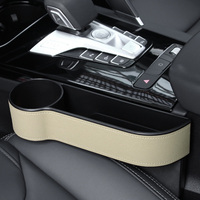 Support de tasse double chargeur universel pour voiture, organisateur de vide-espaces de siège, boîte de rangement, accessoires intérieurs, kits intérieurs en gros