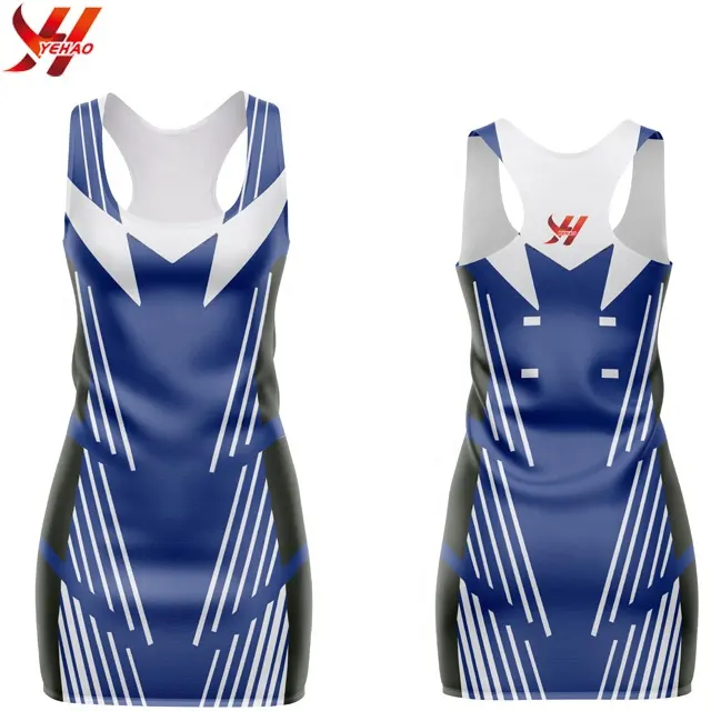 Fashion Women Custom Sublimation Cheap Netball Dresses Uniforms netball tennis dress