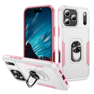 Coque de luxe bicolore antichoc pour <span class=keywords><strong>iPhone</strong></span> avec béquille intégrée pour <span class=keywords><strong>iPhone</strong></span> 16e – Résistante aux chutes - Product Image 3