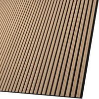 Panneaux acoustiques modernes en MDF en promotion pour salles de cinéma maison et de divertissement - Décoration intérieure insonorisante à NRC élevé de 0,9