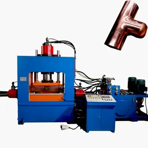 Hydraulic Copper Tee Cold Tube Fitting Forming Machine