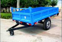 Remorque en décharge pour tracteur à 4 roues, 2-4 roues, 2 tonnes, 3 tonnes, 5ton