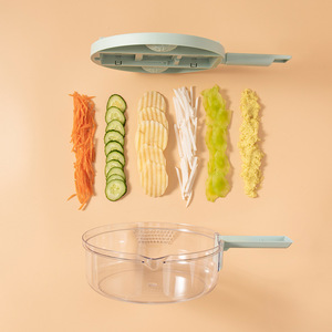 <span class=keywords><strong>Mandoline</strong></span> <span class=keywords><strong>6</strong></span> <span class=keywords><strong>en</strong></span> <span class=keywords><strong>1</strong></span>, trancheuse manuelle, hachoir à aliments, <span class=keywords><strong>râpe</strong></span>, coupe-légumes multifonctionnel, trancheuse, hachoir, spiraliseur, <span class=keywords><strong>râpe</strong></span> manuelle - Product Image 4