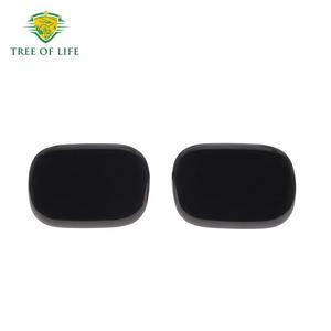 Kia Headlight Washer Nozzle Caps 98681-C5500 LH 98682-C5500 RH Plastic <b>Clip</b> On Front <b>Bumper</b> Cover - Product Image 1
