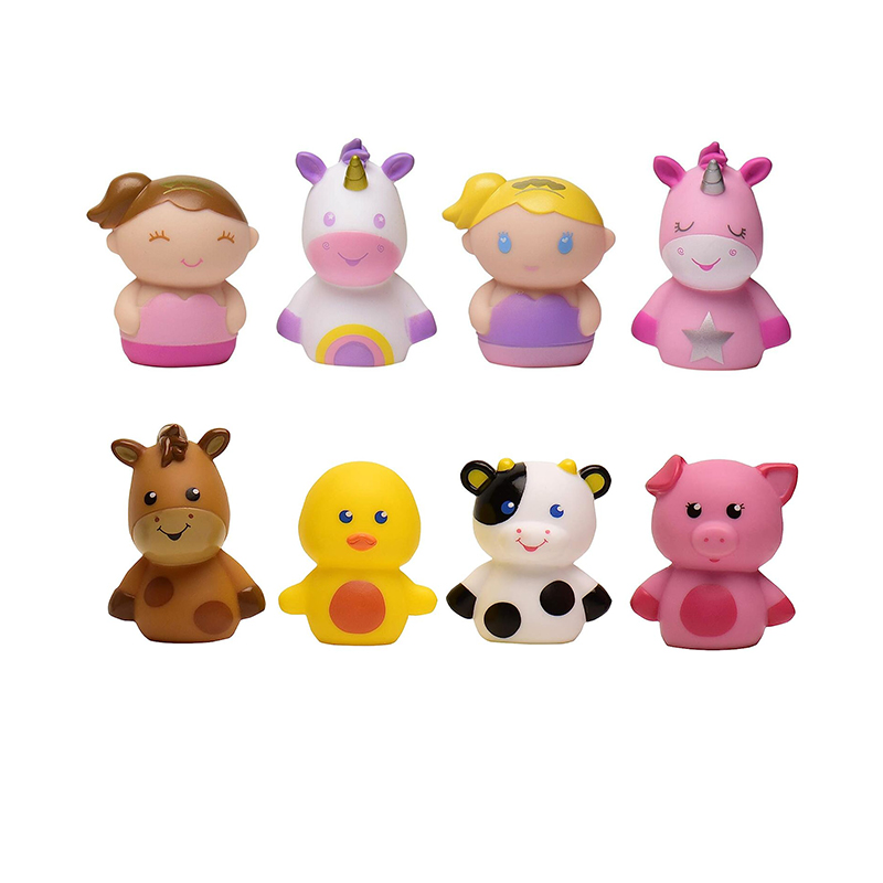 Оптовая продажа, персонализированные Мультяшные животные, игрушки для пальцев, Пластиковые Мини-куклы для пальцев, игрушки
