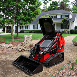 Pengiriman Gratis Euro 5 EPA <span class=keywords><strong>Mini</strong></span> <span class=keywords><strong>Loader</strong></span> Murah <span class=keywords><strong>Mini</strong></span> Skid Steer <span class=keywords><strong>Loader</strong></span> Walk Behind Crawler untuk Dijual - Product Image 1