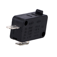 Micro-interrupteur à bouton-poussoir KW7-0 en gros, 16A 250V, 3 broches SPDT, à action rapide, pour porte de four à micro-ondes et cuiseur à riz