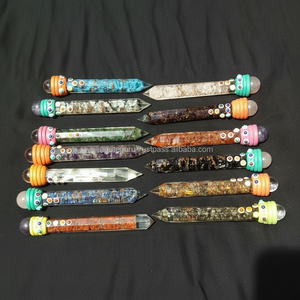 Varitas tibetanas más vendidas, Varita tibetana de orgón hecha a mano de siete Chakras, Varita tibetana de alta potencia - Product Image 1