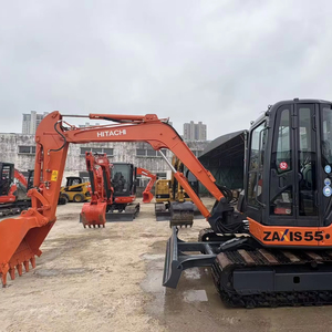 Excavadora Hidráulica de Orugas Usada Hitachi ZX55 de 5.5 Toneladas con Motor Yanmar y Engranaje - Precio Bajo - Product Image 2